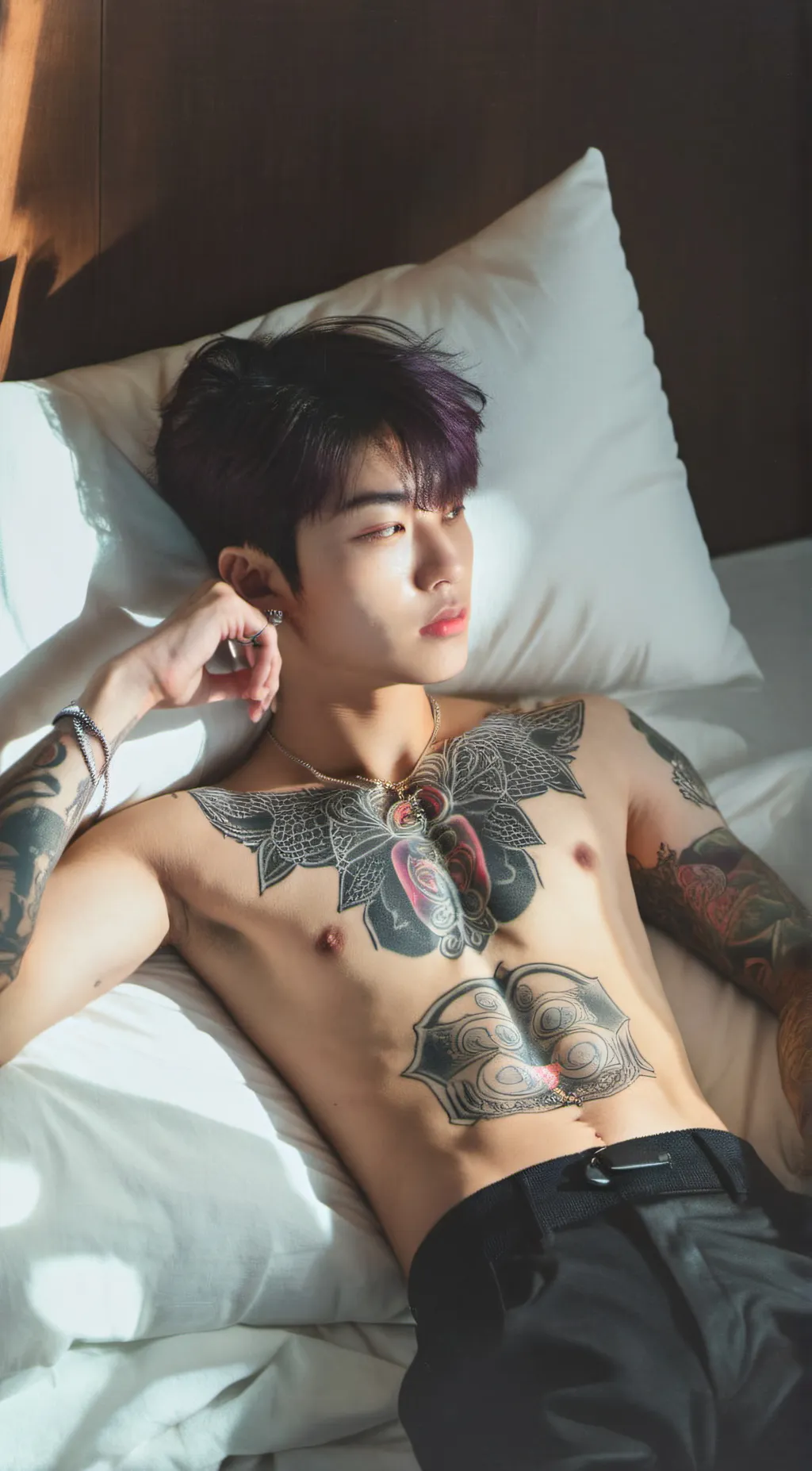 ai character: Jaxain Klein  background