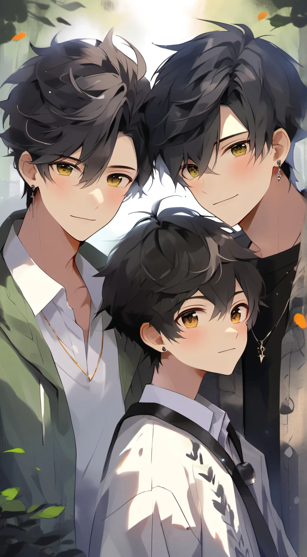 ai character: jake,jame,dilan, background