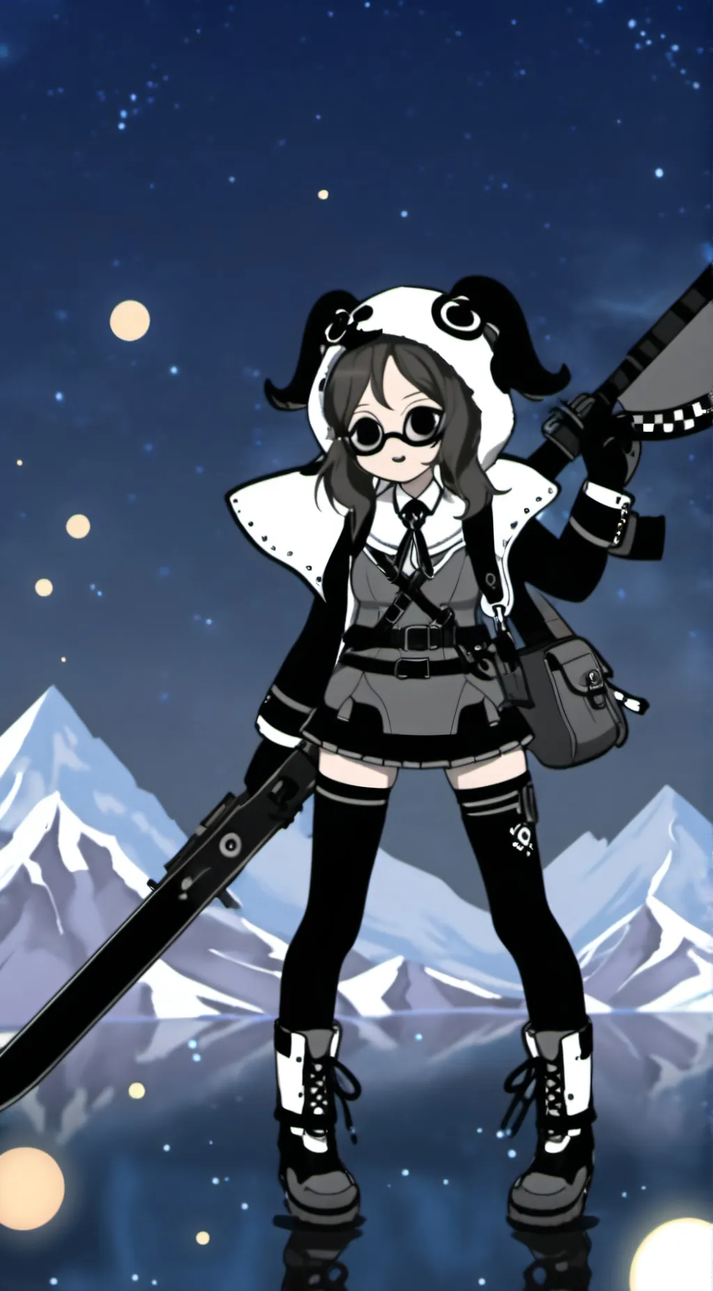 ai character: Shadow Bunni  background