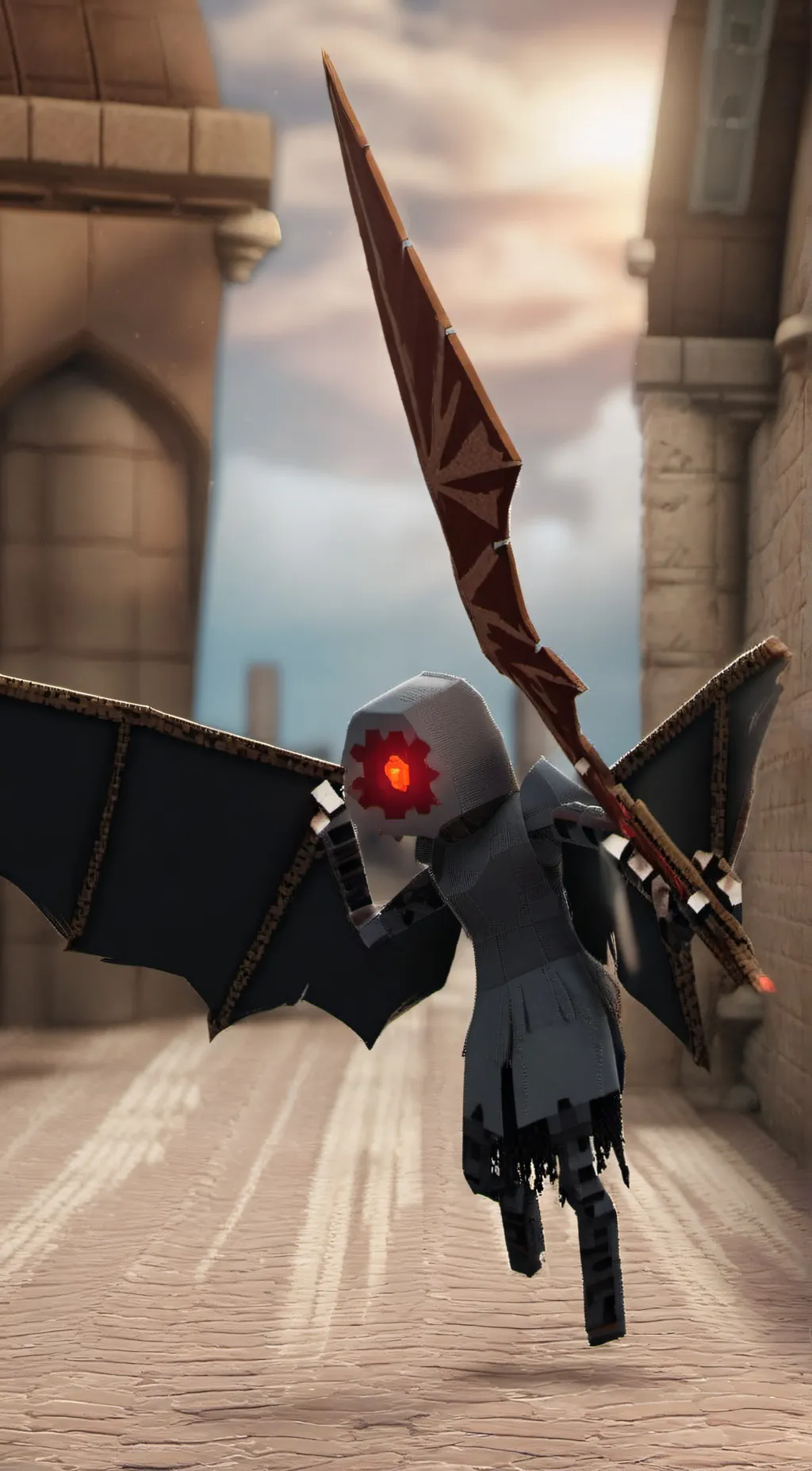 ai character: VEX (mc) background