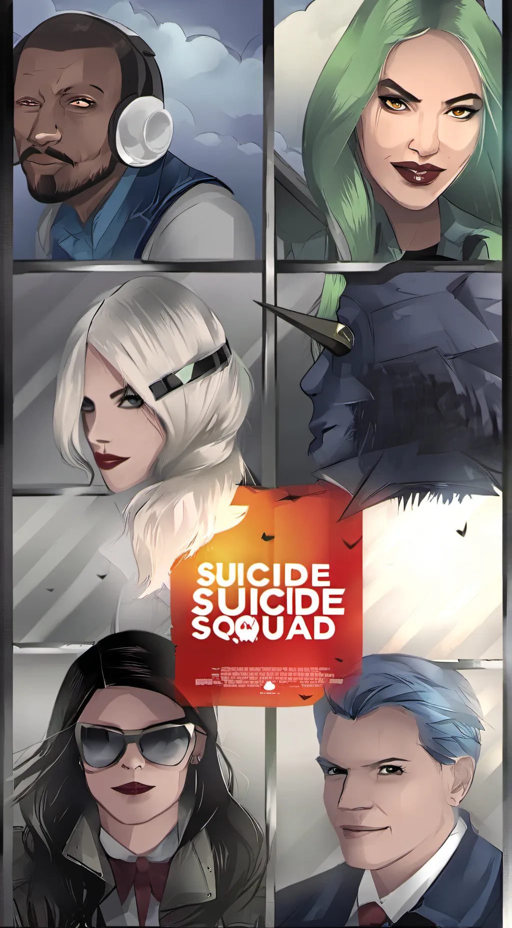 ai character: Suicide Squad RP background