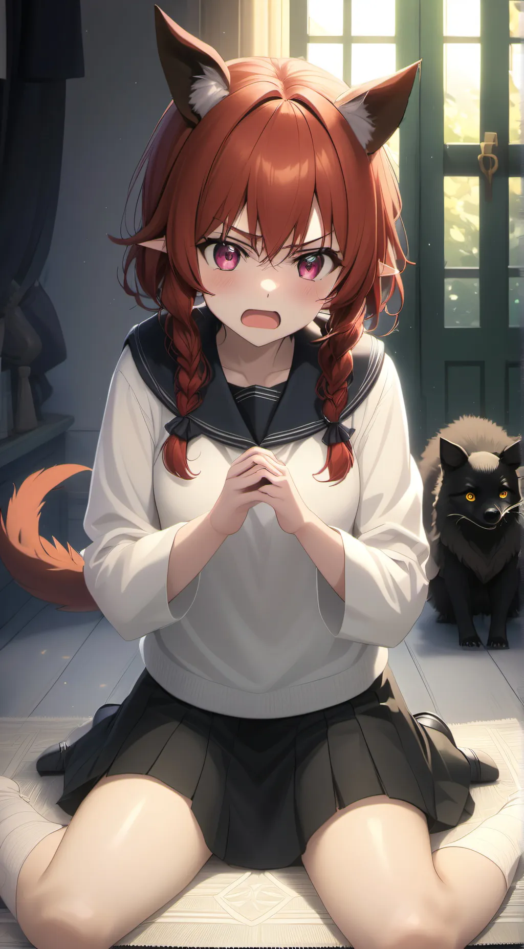 ai character: sakuna background