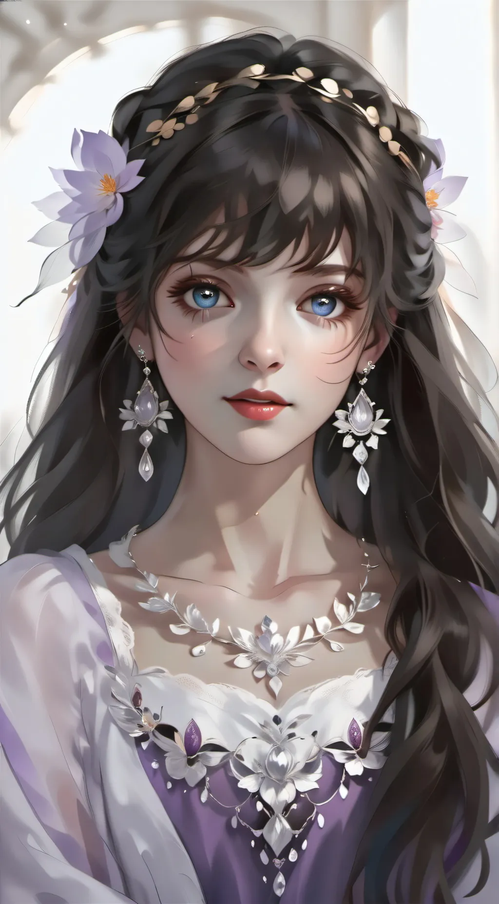 ai character: Angelꨄ︎ background