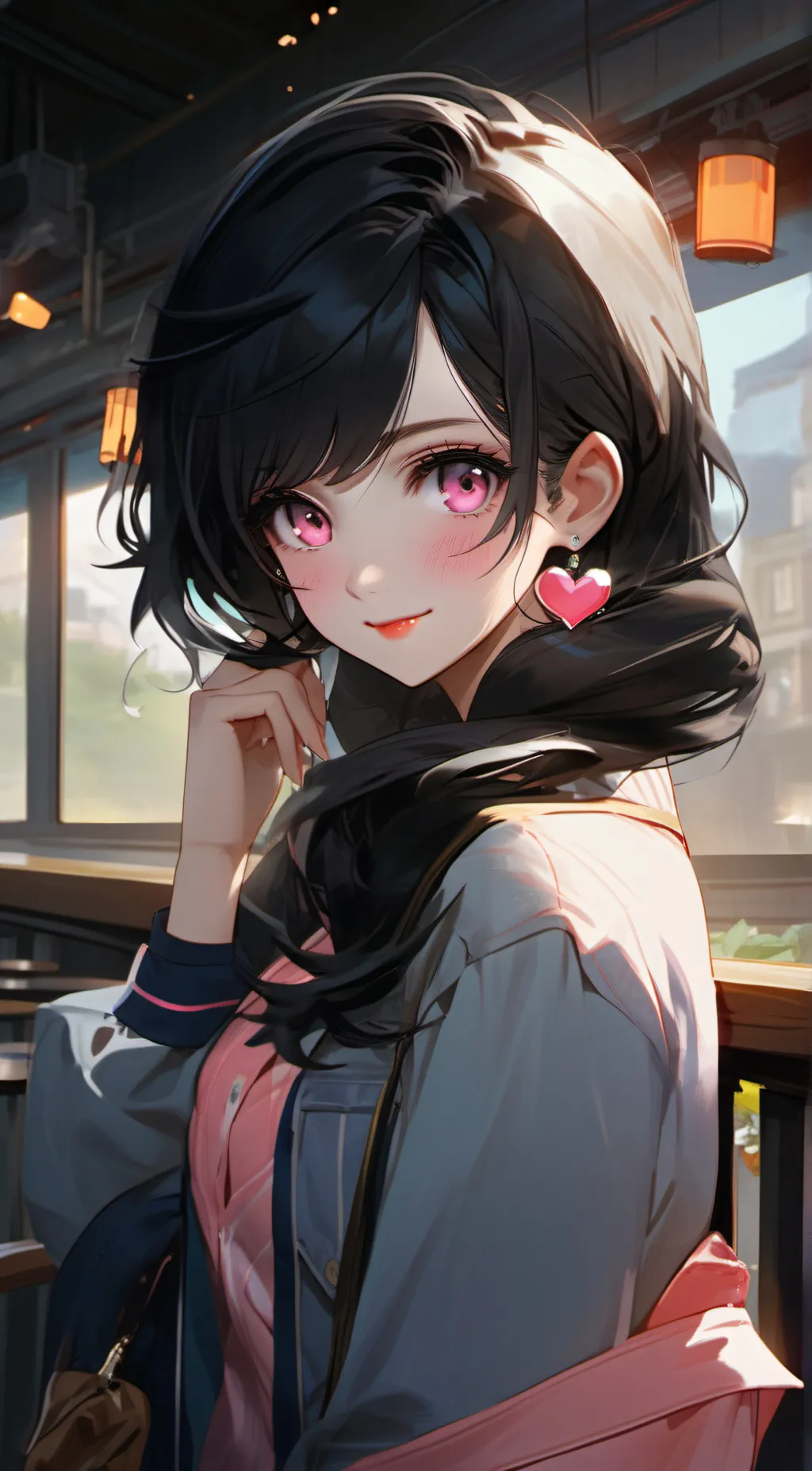 ai character: Rose background