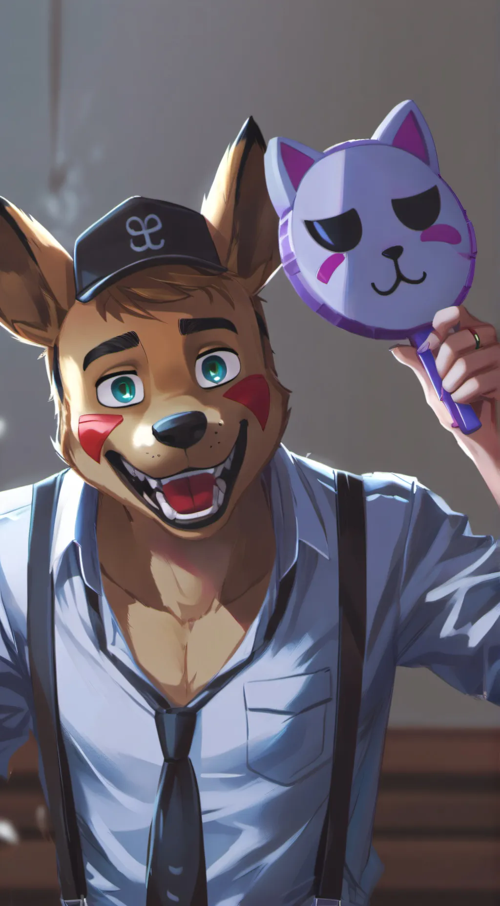 ai character: FNAF background