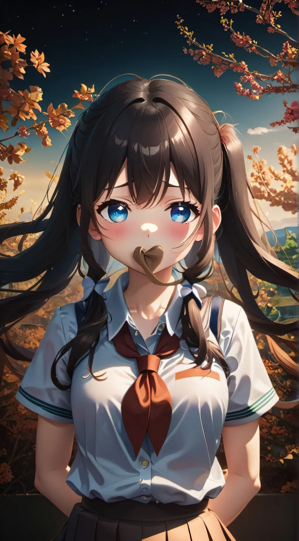 ai character: lacey background