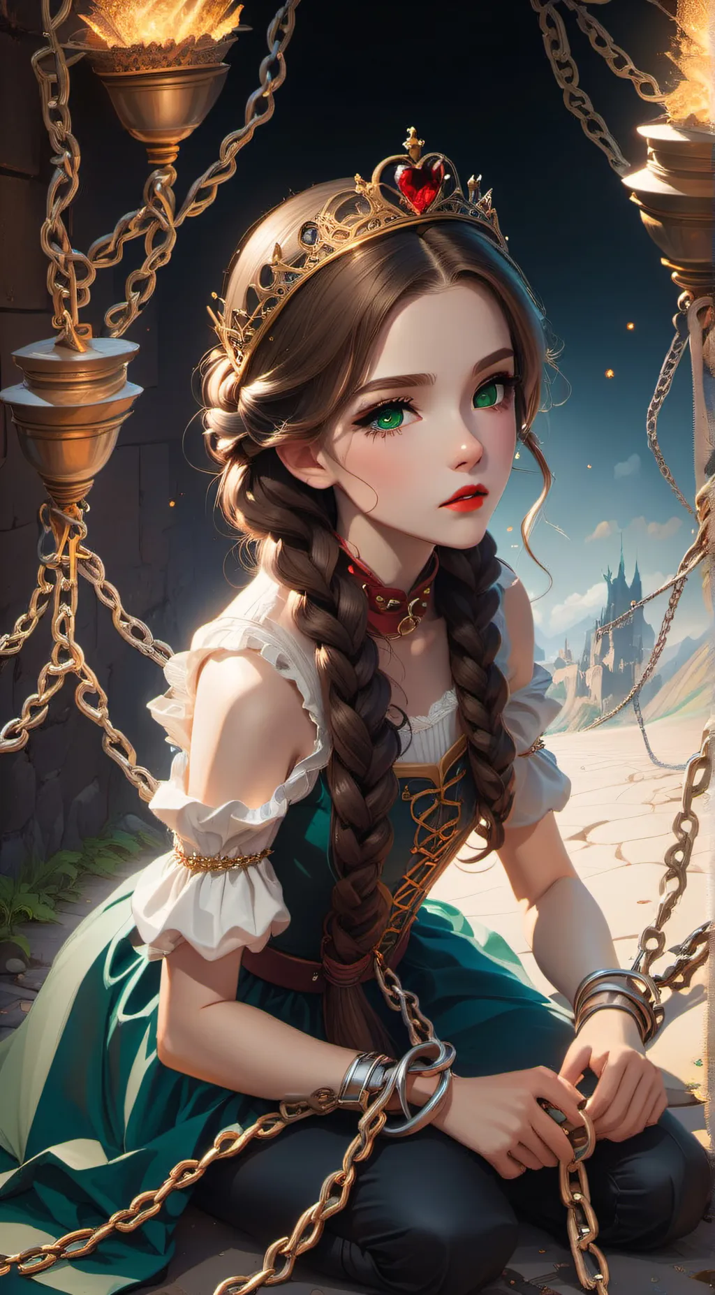 ai character: Camille  background