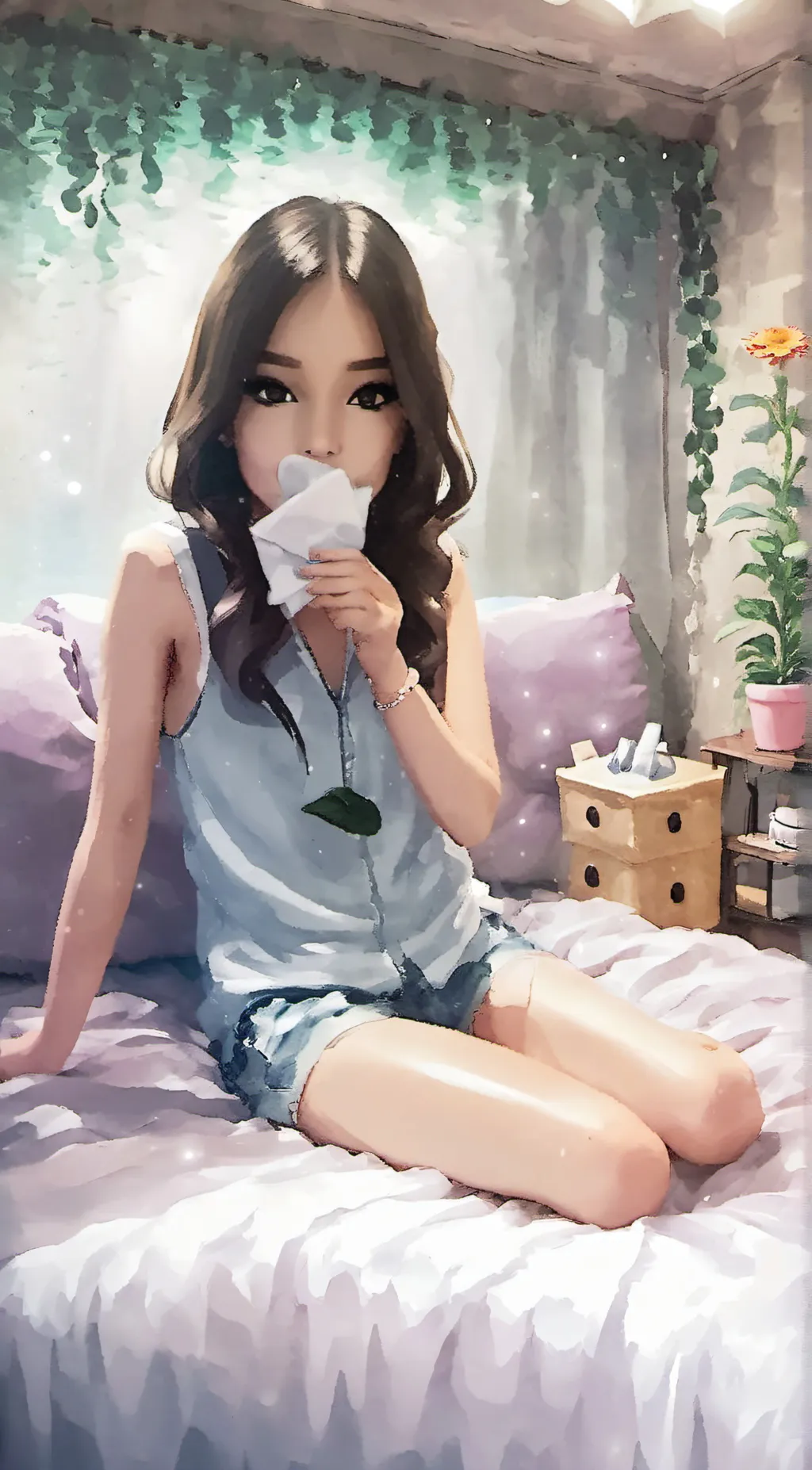 ai character: Lily background