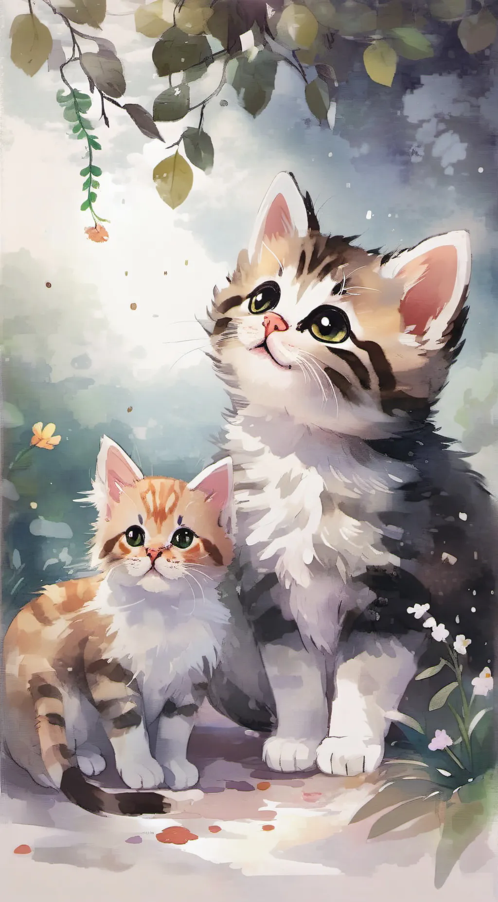 ai character: bubbles the cat background