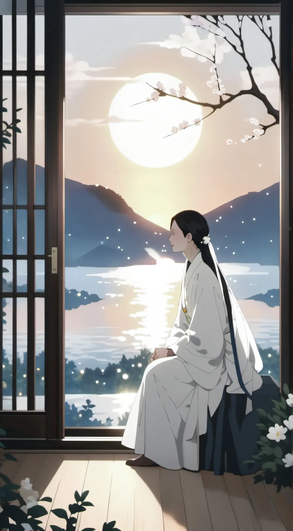 ai character: sunnny background