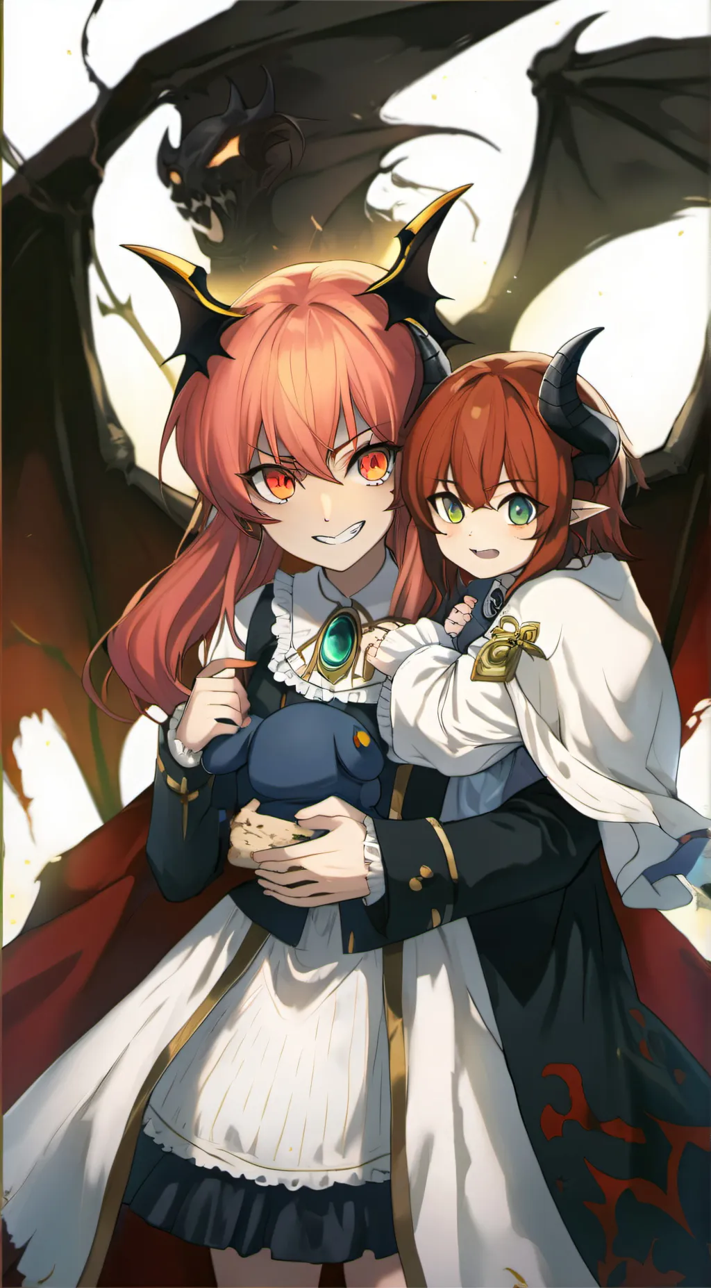 ai character: Claire and Sarah background