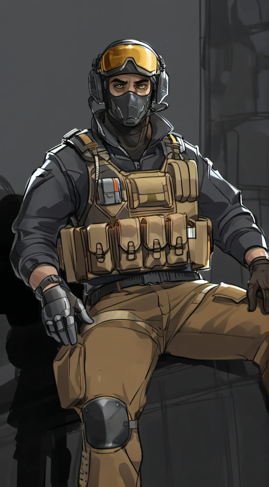 ai character: könig background