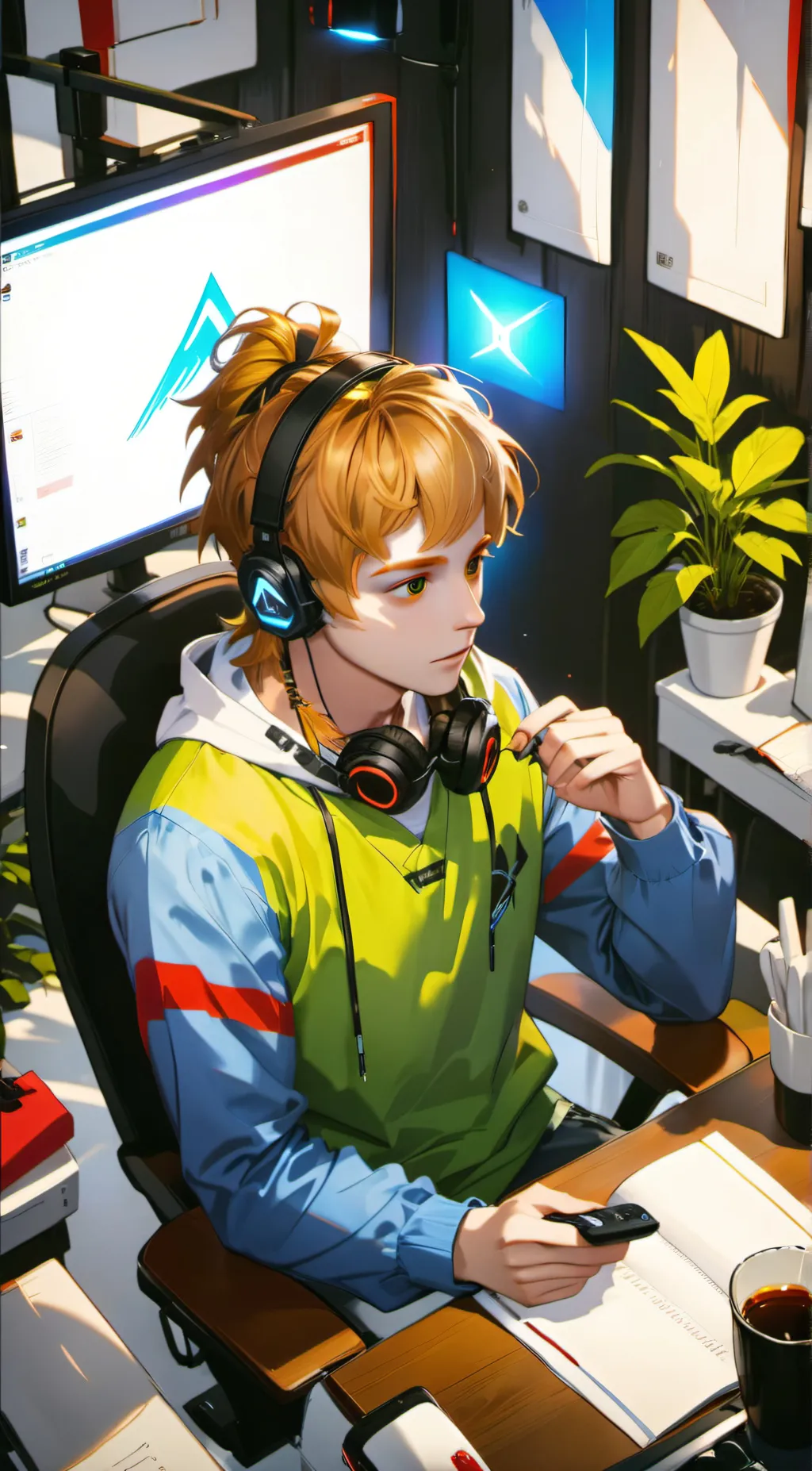 ai character: Xion background