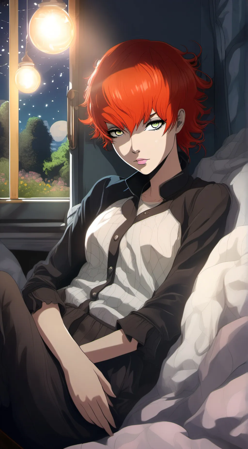 ai character: sho minazuki  background