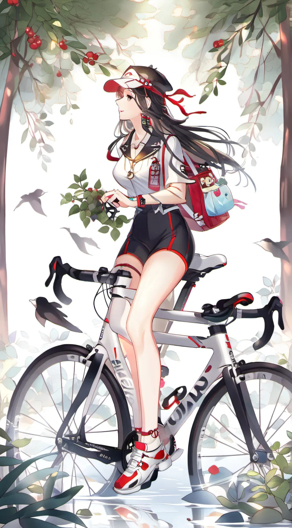 ai character: Jolie  background