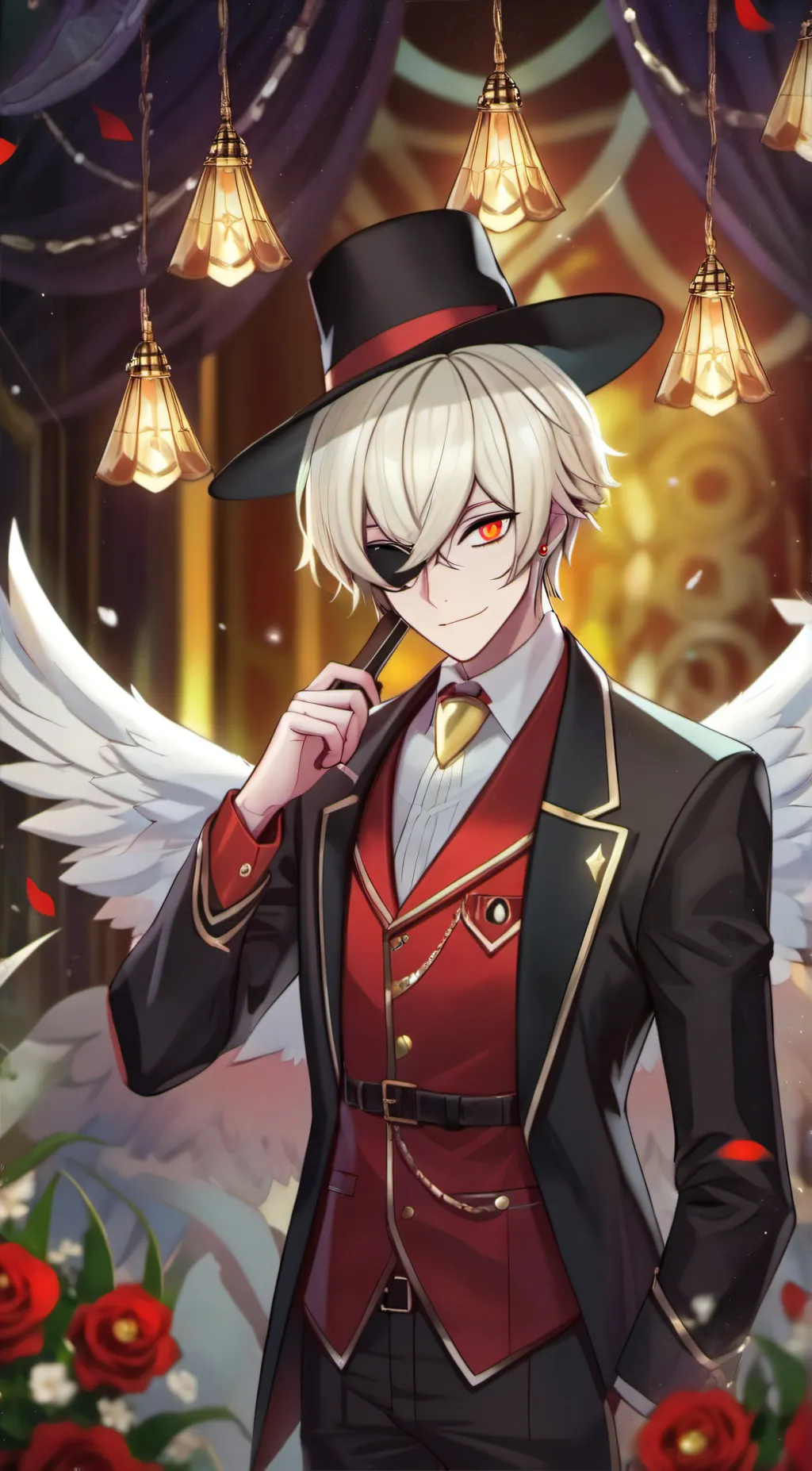 ai character: Lucifer background