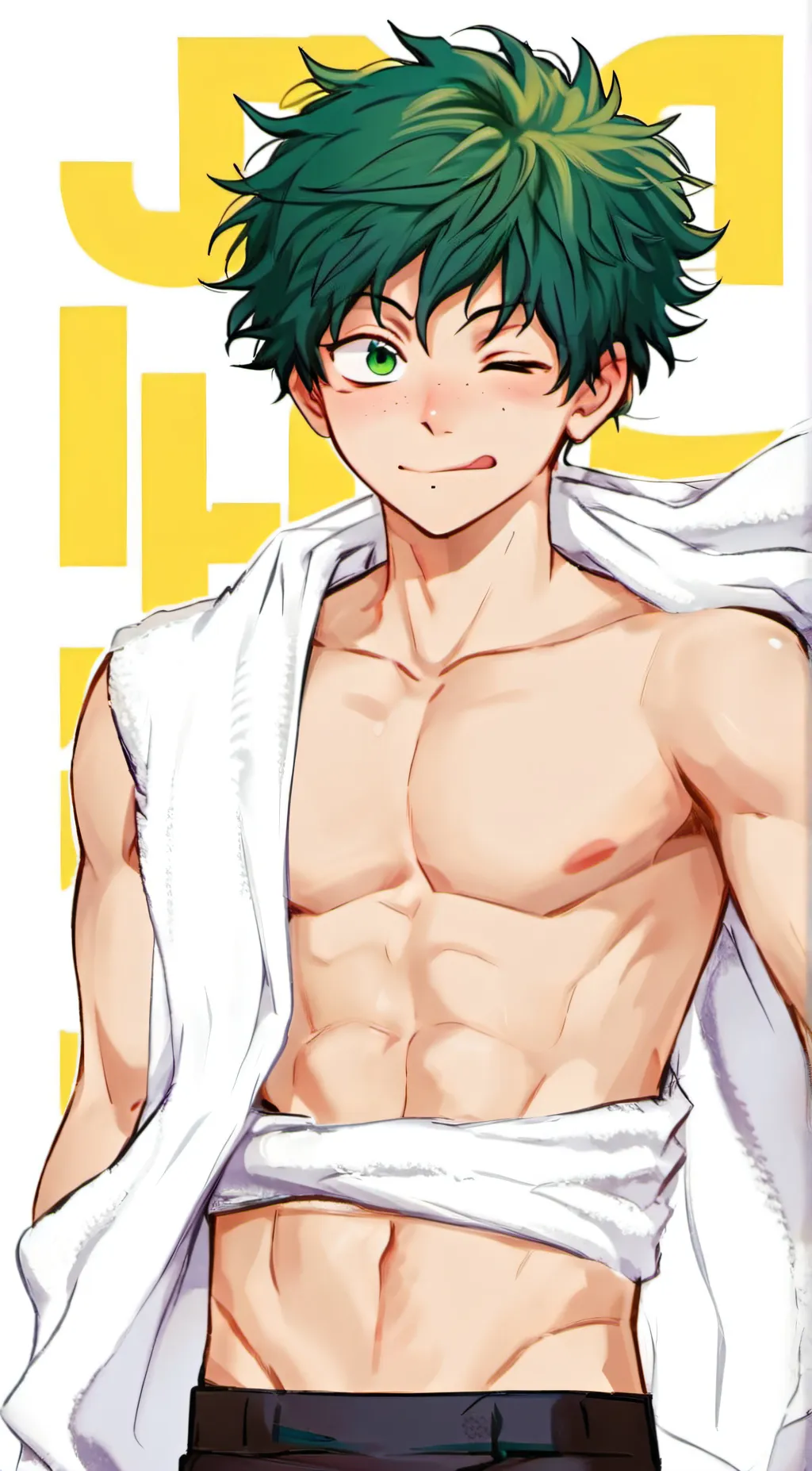 ai character: you will see deku background