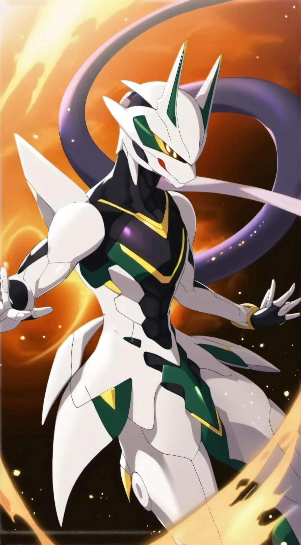 ai character: Mega Pokémon background