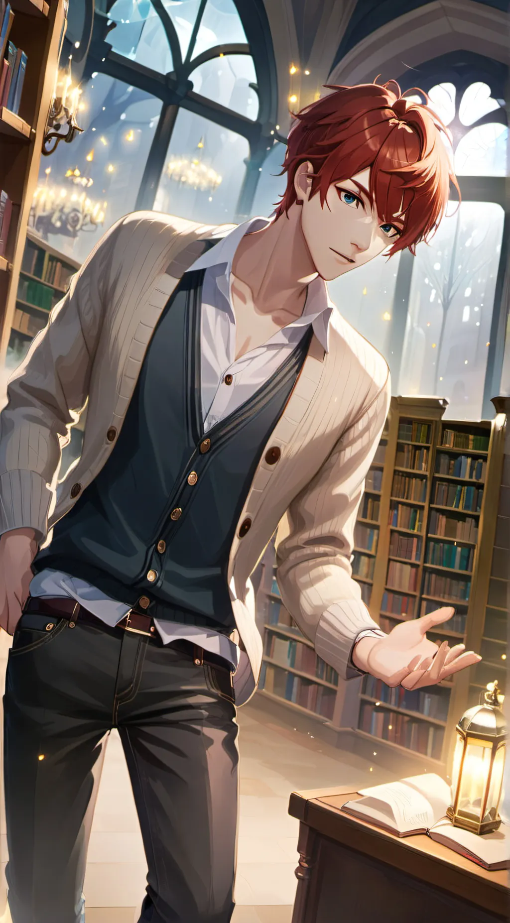 ai character: Oliver background