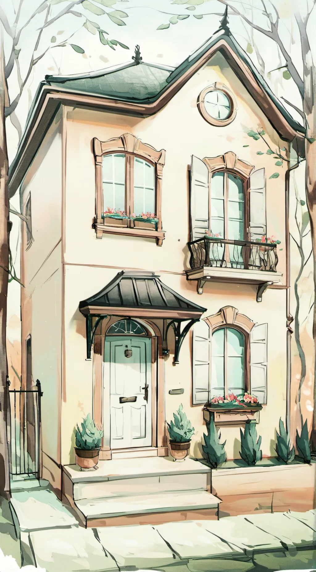 ai character: the loud house  background