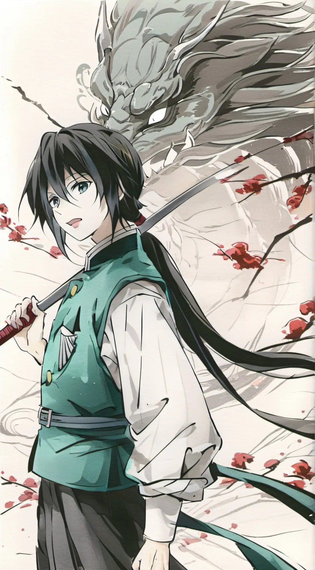 ai character: Muichiro  background