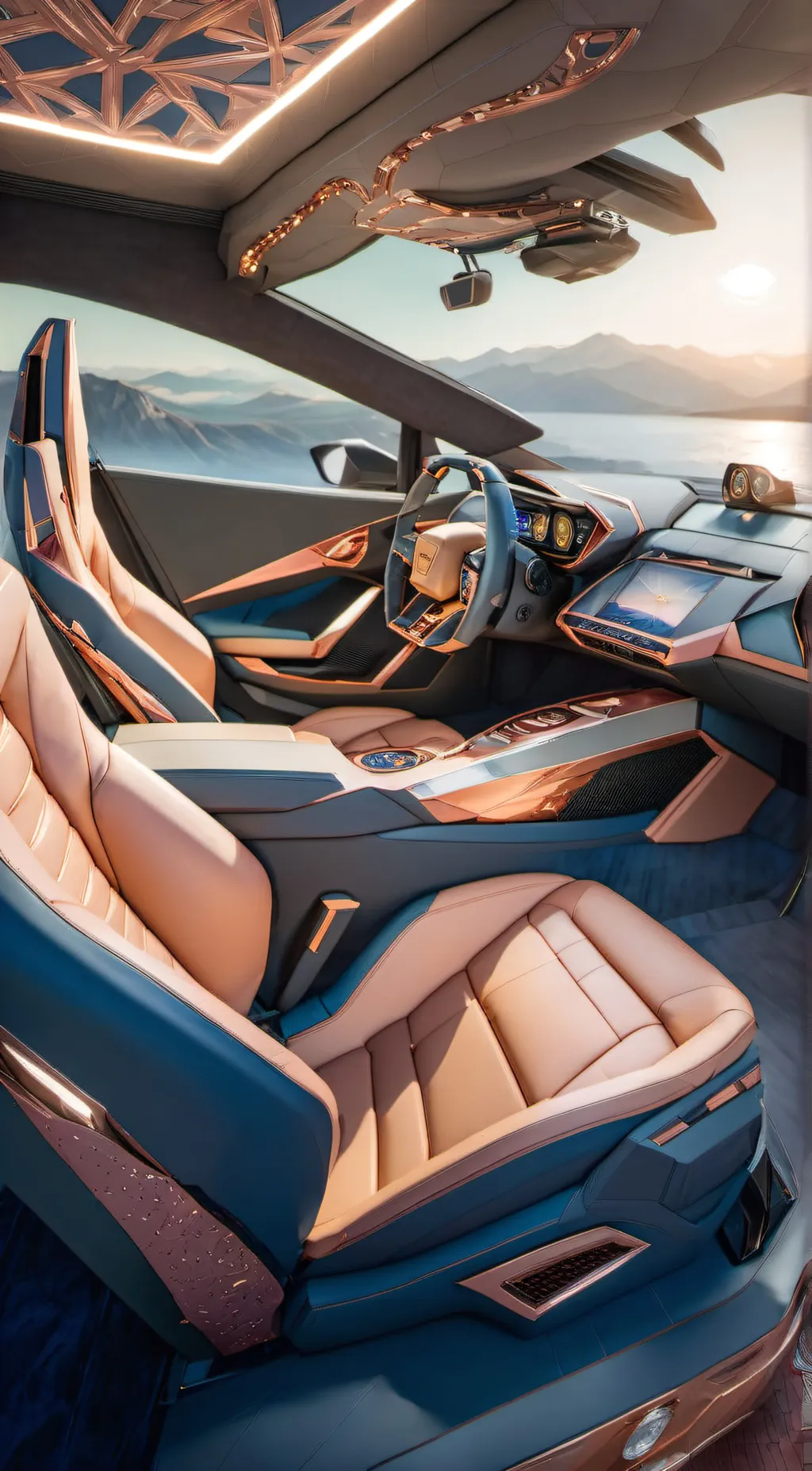 ai character: Lamborghini background