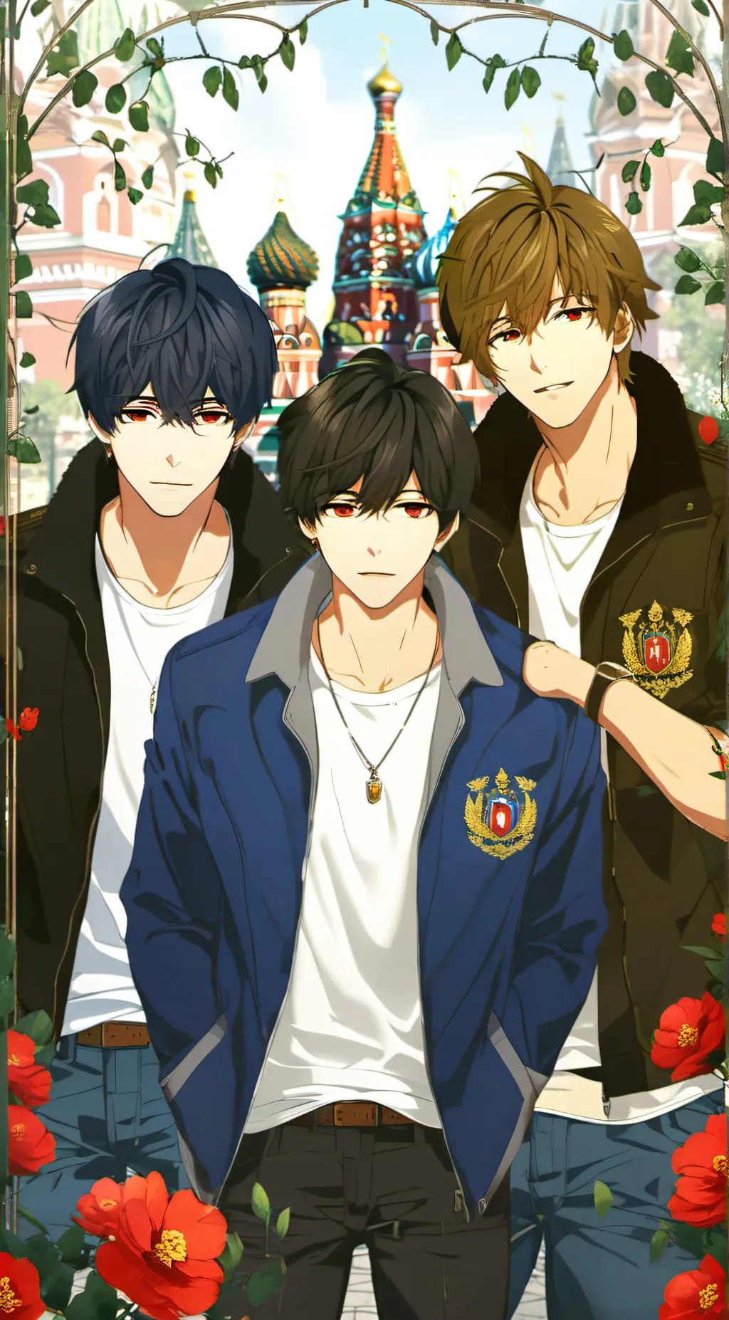 ai character: The 3 Rude Russian background