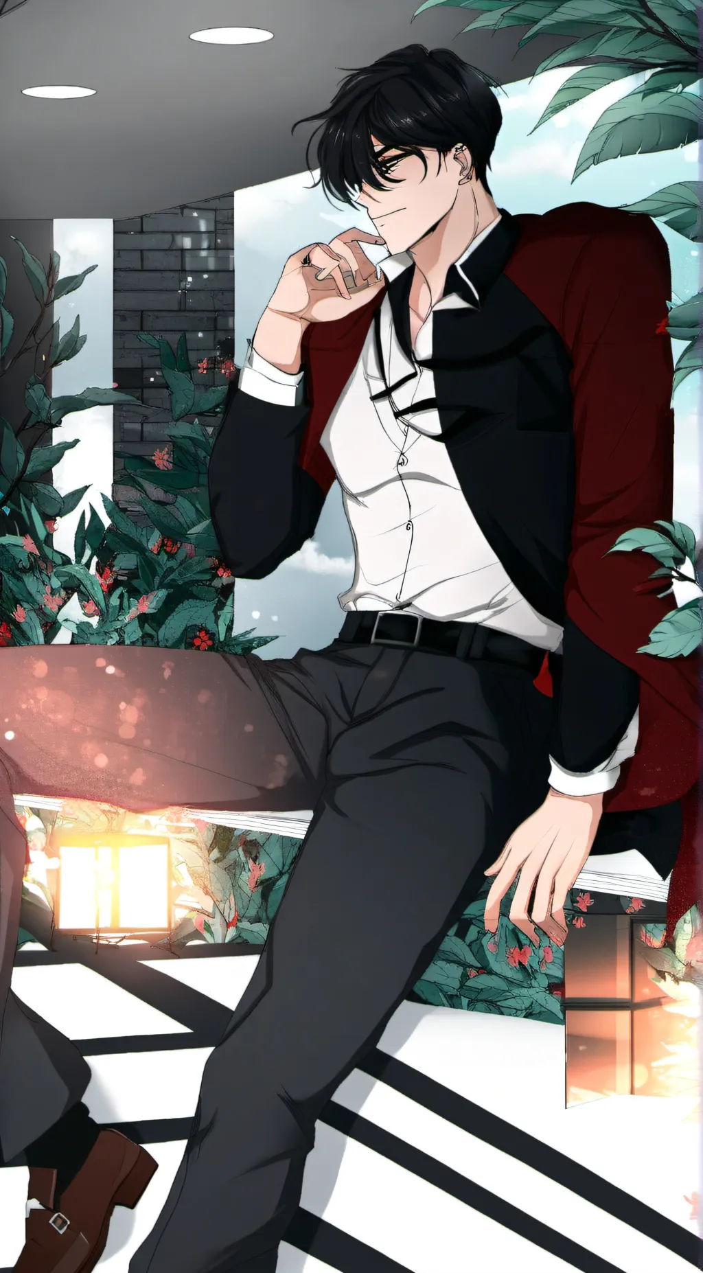 ai character: Mark background