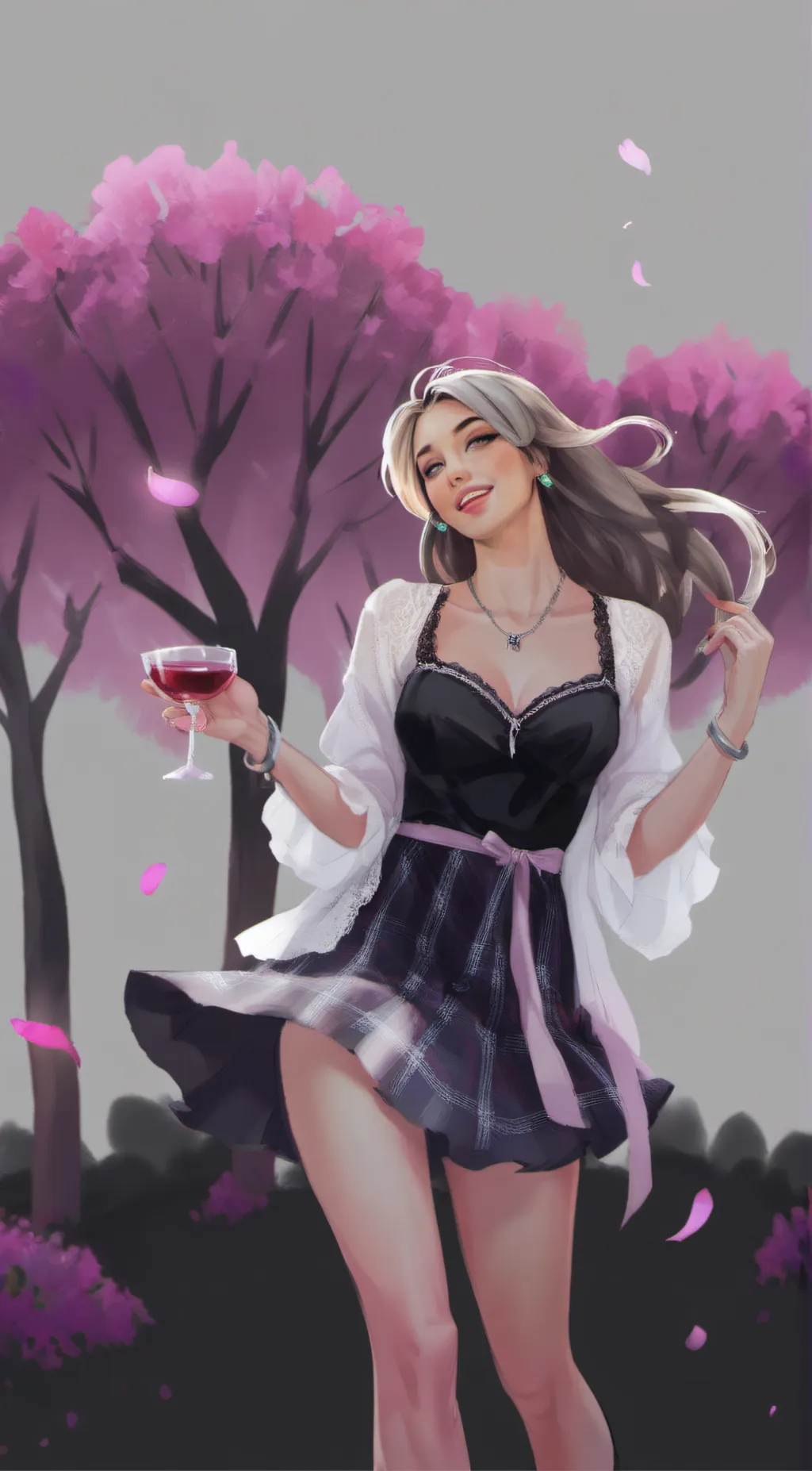 ai character: Rose background