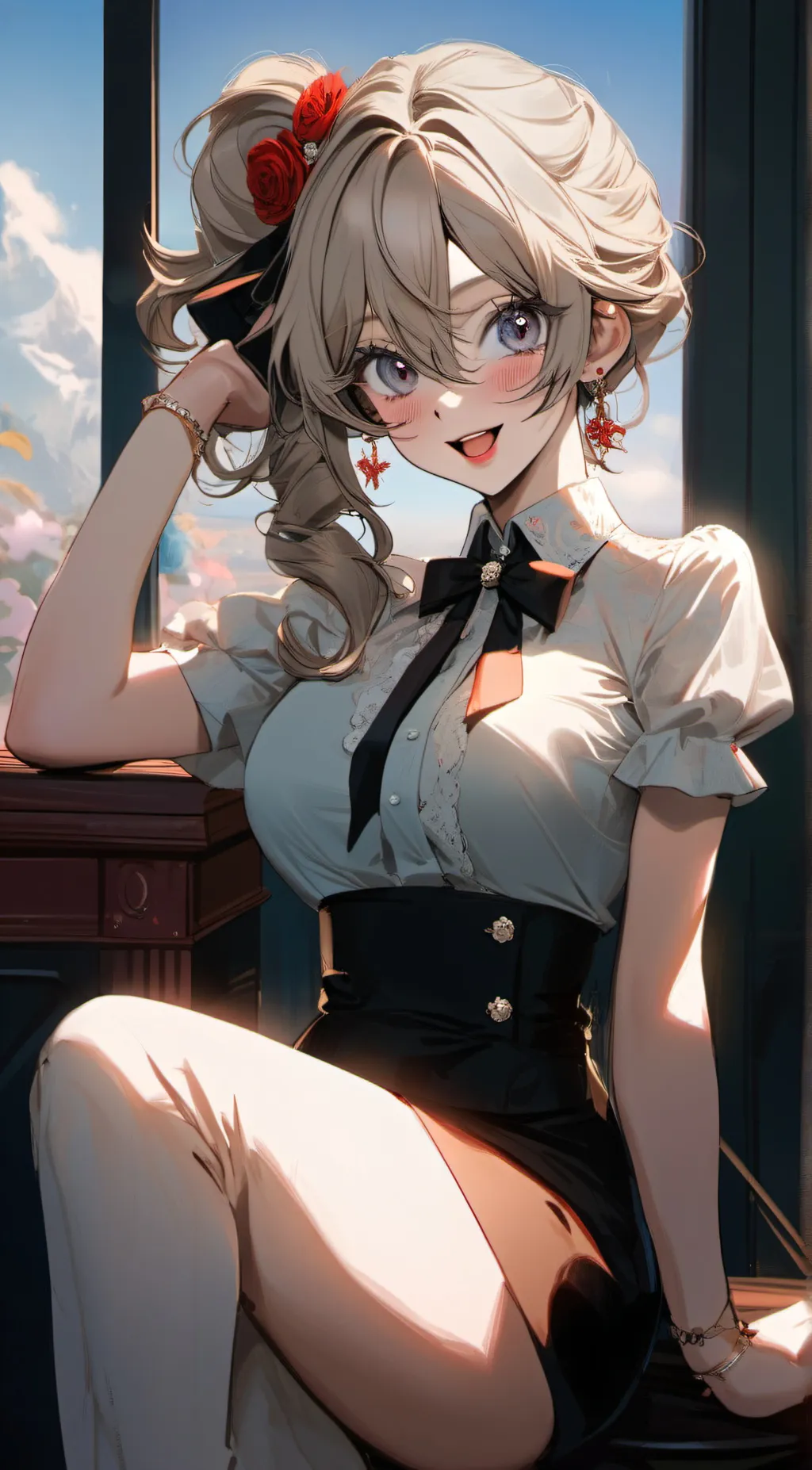 ai character: Sylvia  background