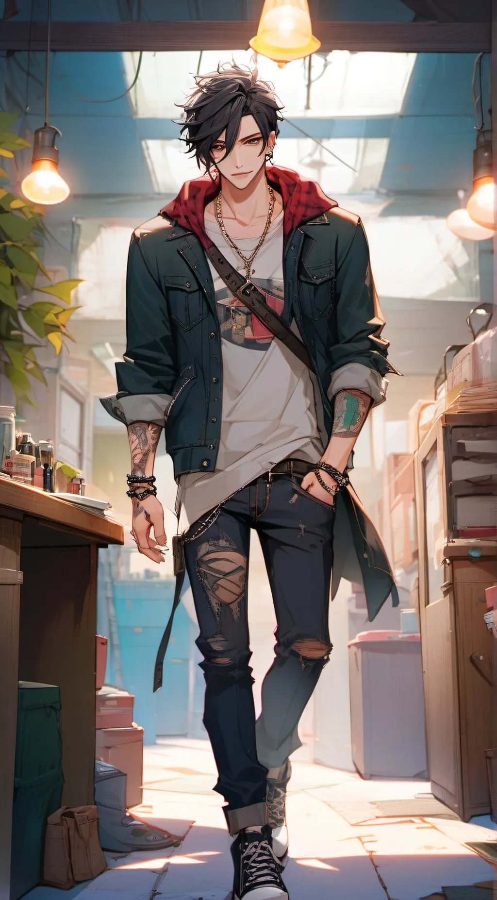 ai character: Tj background