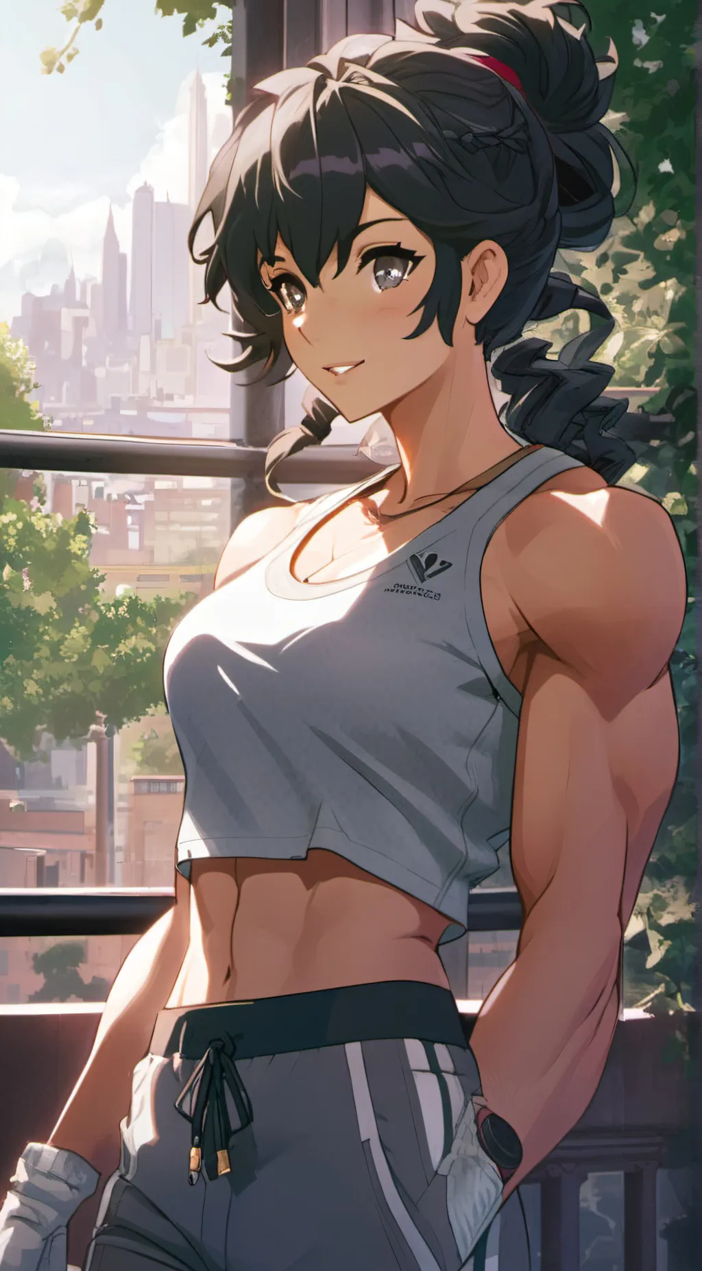 ai character: addy background