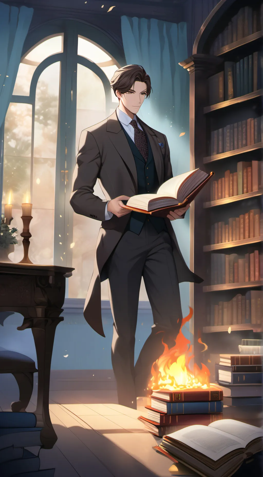 ai character: Michael  background