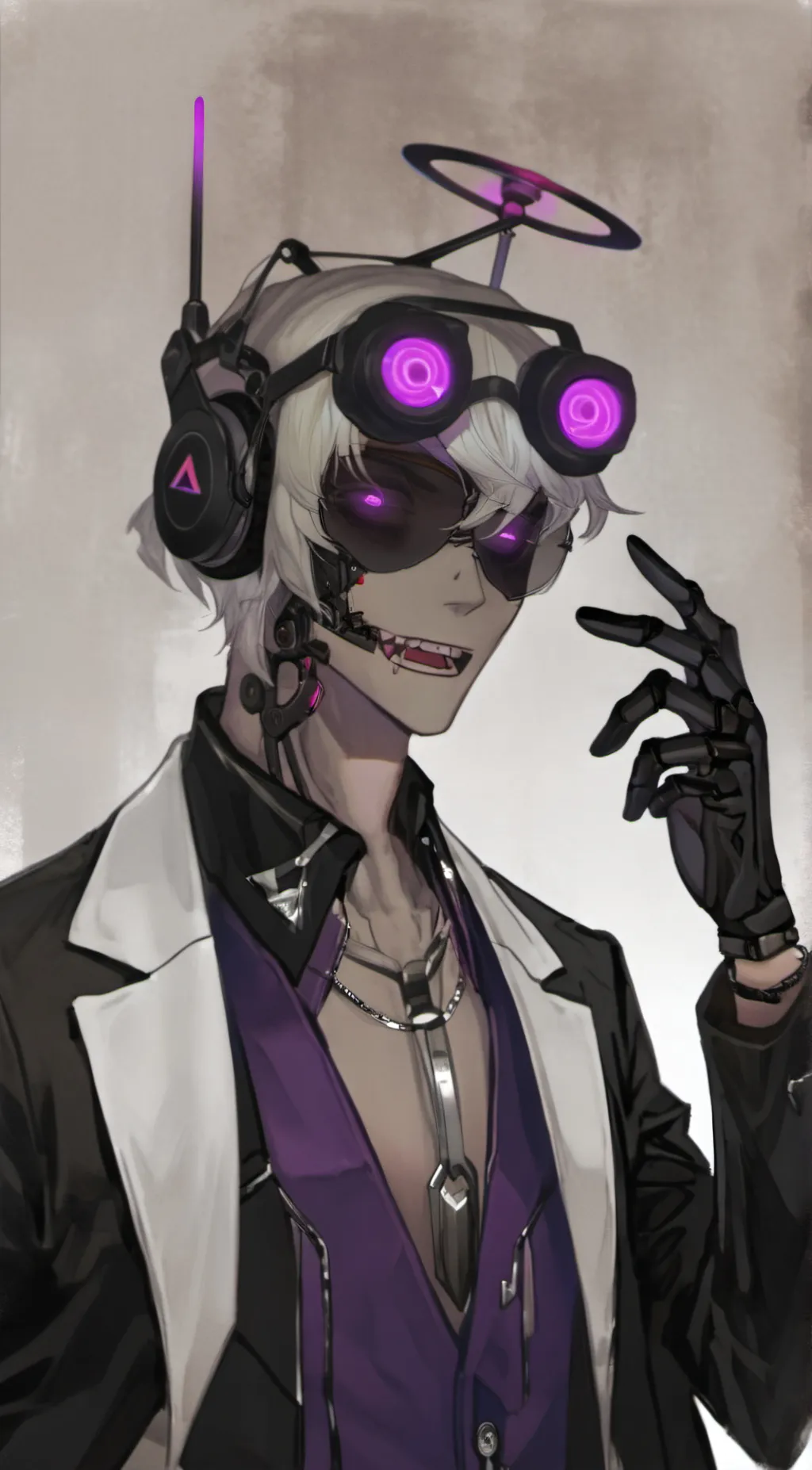 ai character: X background