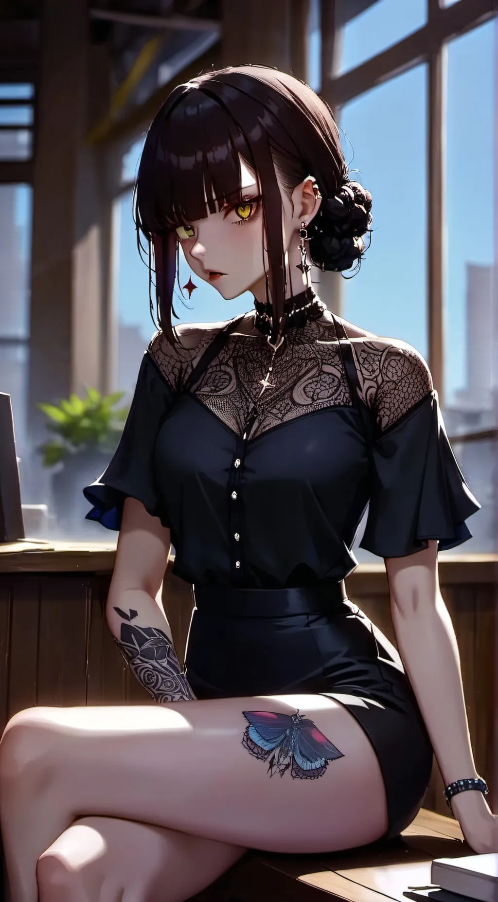 ai character: Elizabeth  background