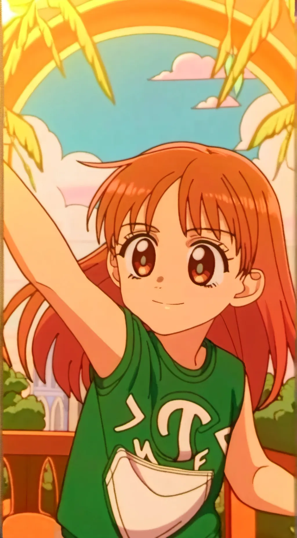 ai character: Sana Kurata  background