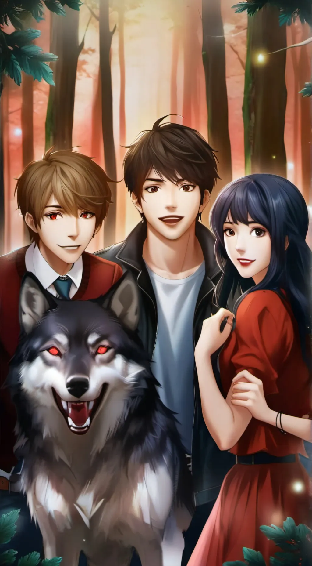 ai character: Friend group background