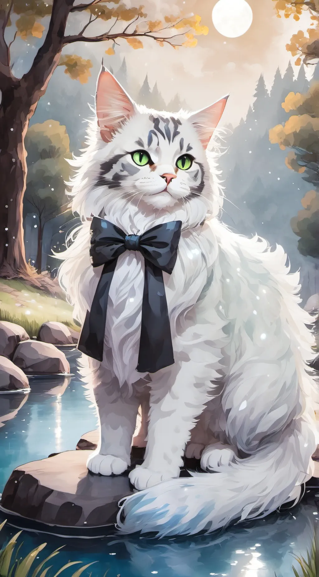 ai character: - OwlSong . background