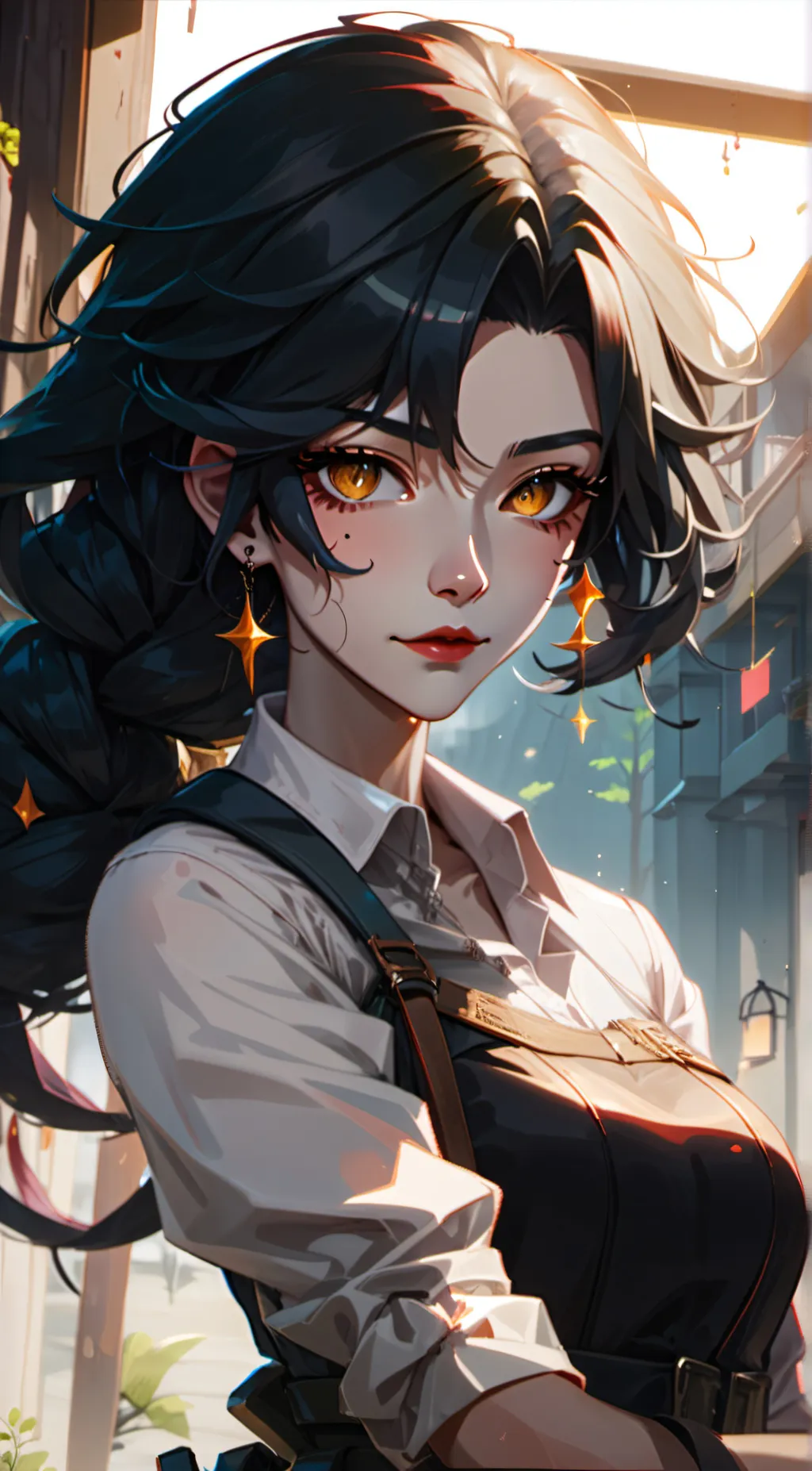 ai character: Sandra  background