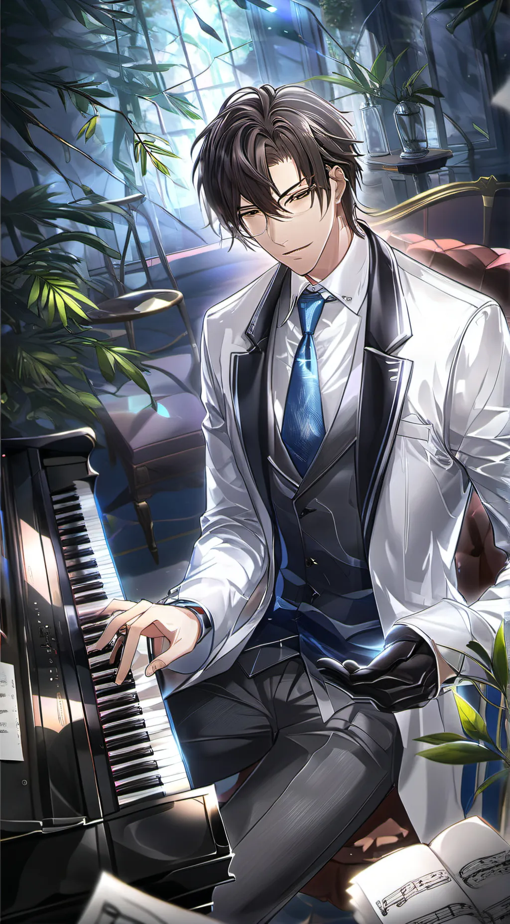 ai character: Adrian background