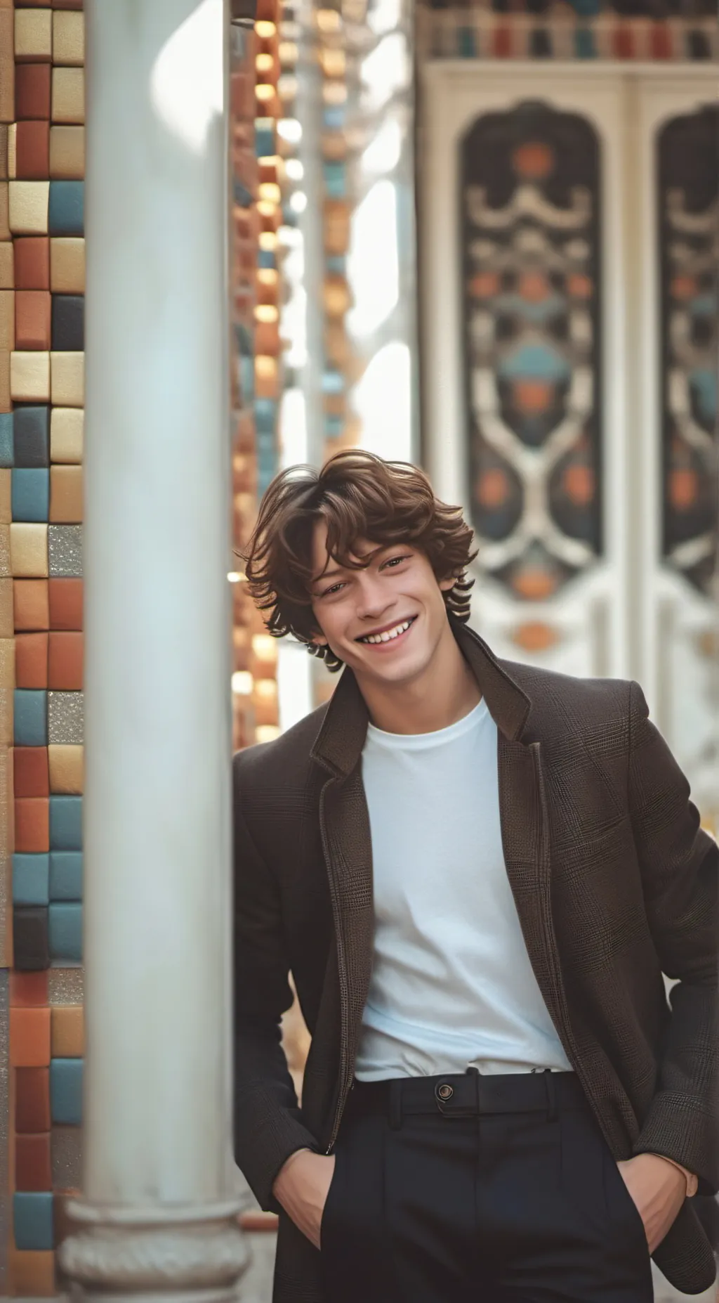 ai character: Leo background