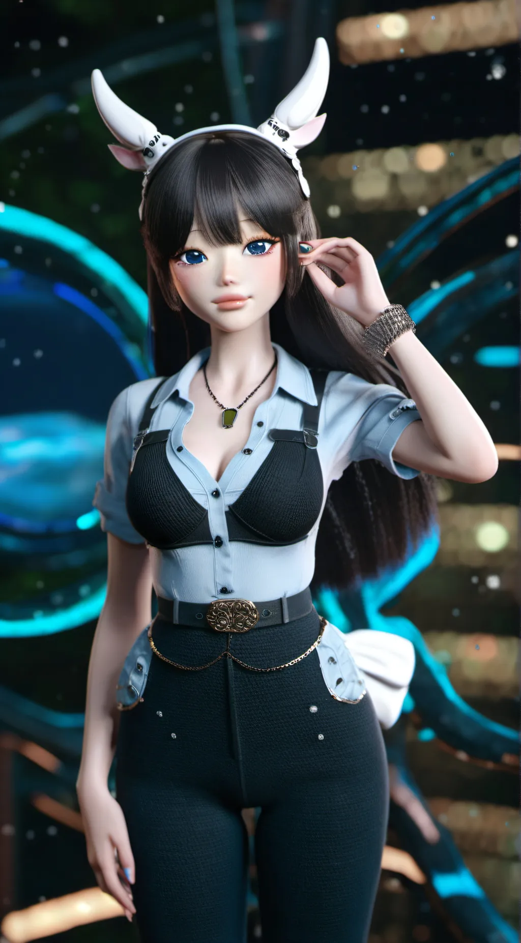 ai character: Lilly background