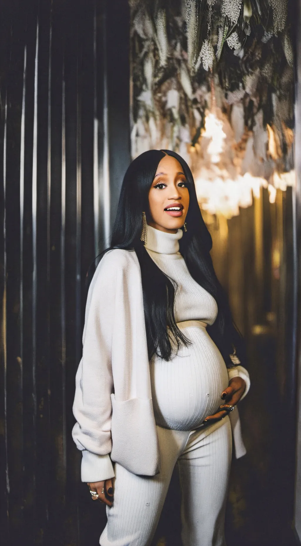 ai character: Cardi b background