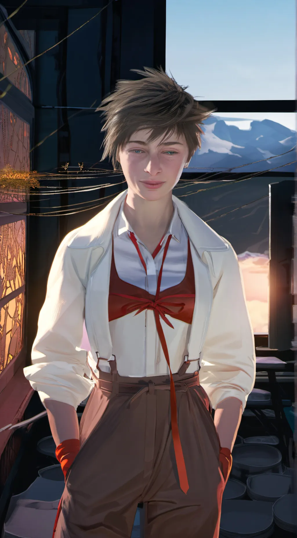 ai character: Alex  background