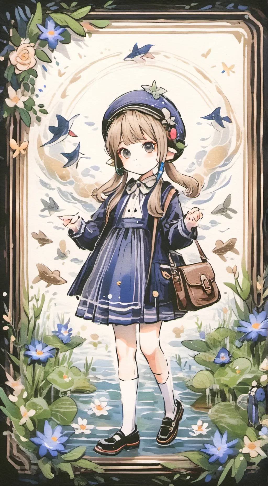 ai character: inkling virus background