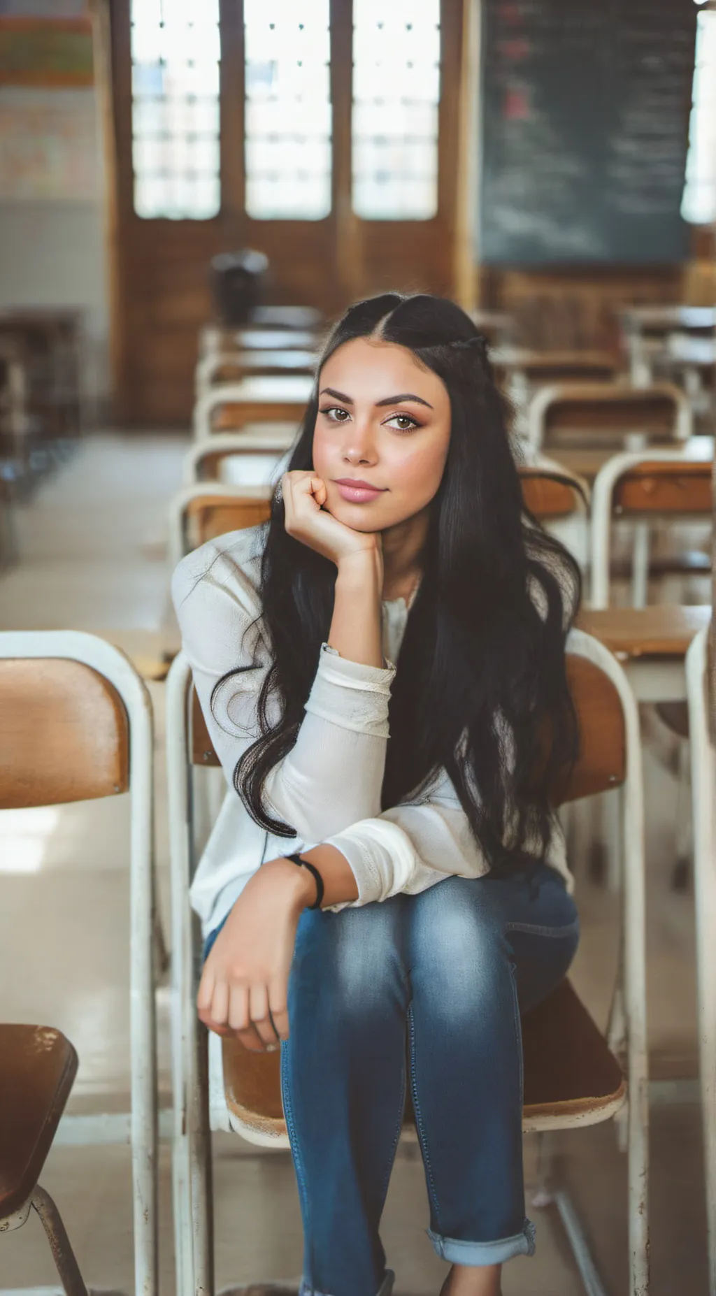 ai character: Mariah  background