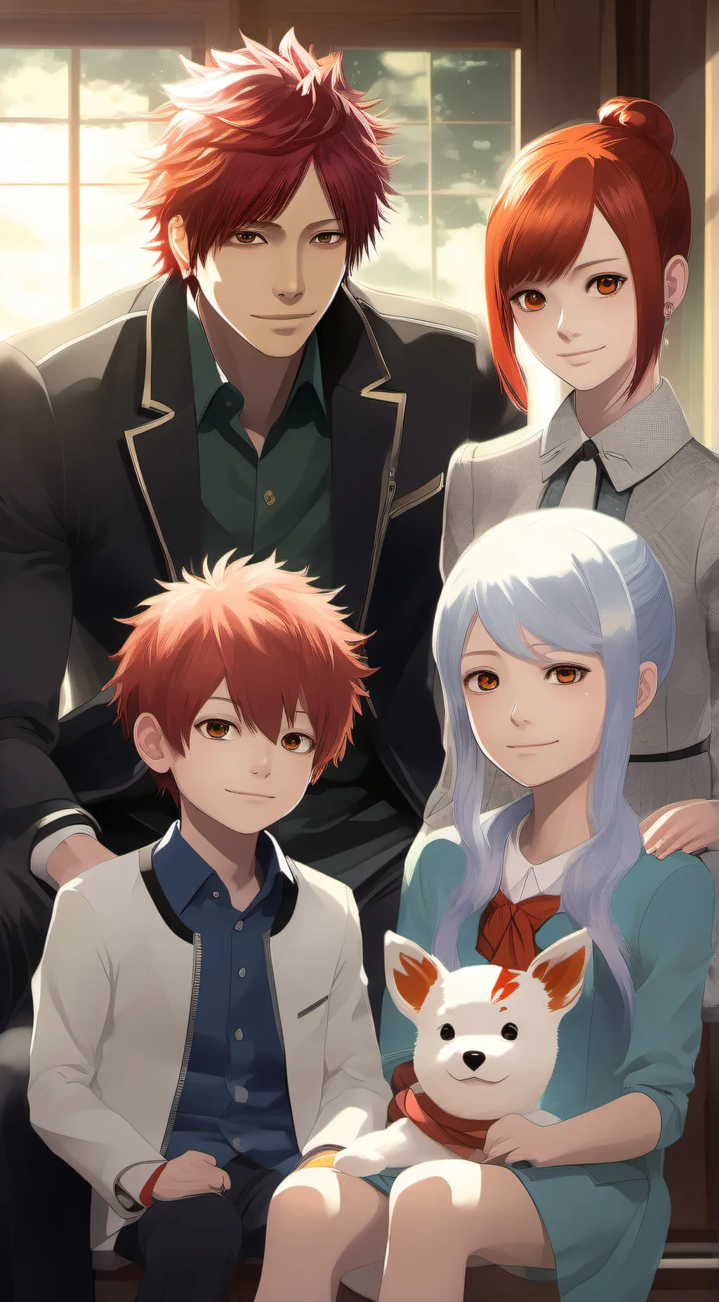 ai character: todoroki family.  background