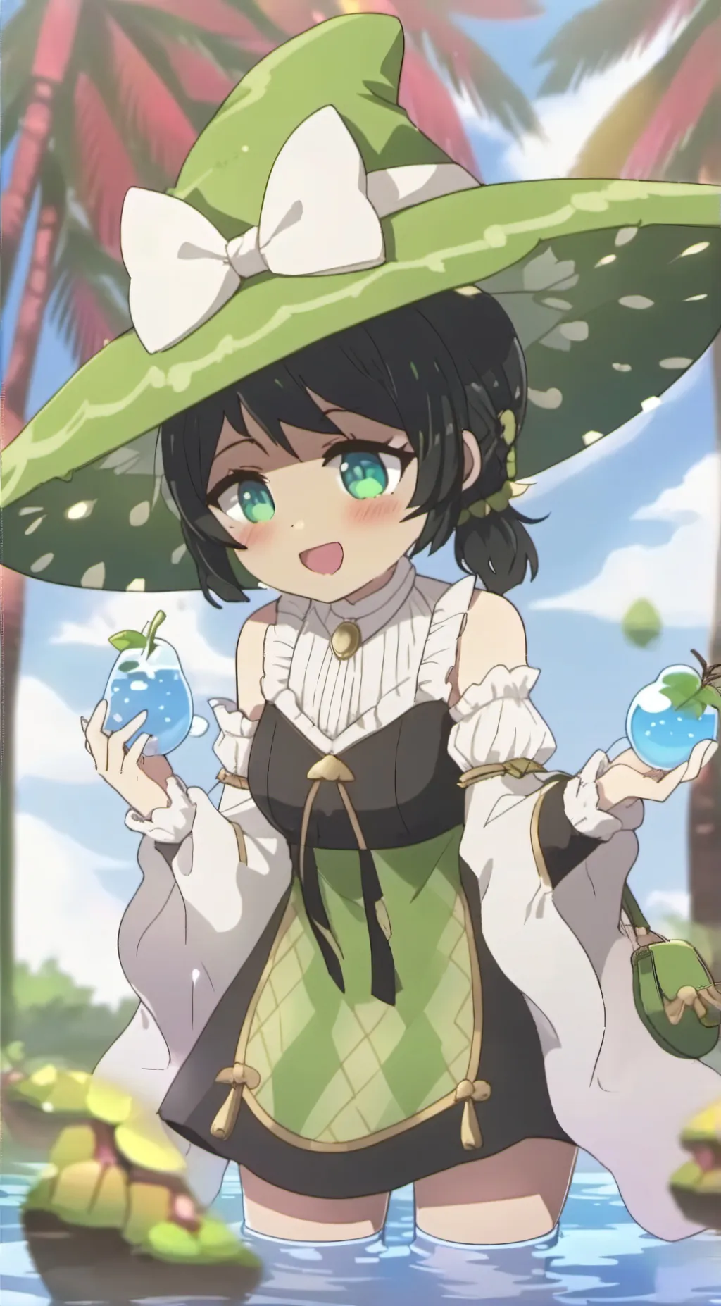 ai character: Slimey background