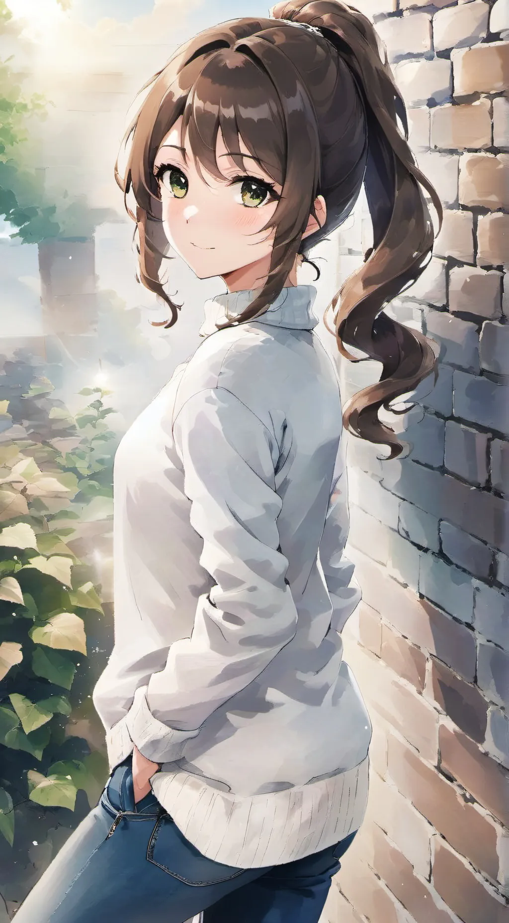 ai character: Hayley  background