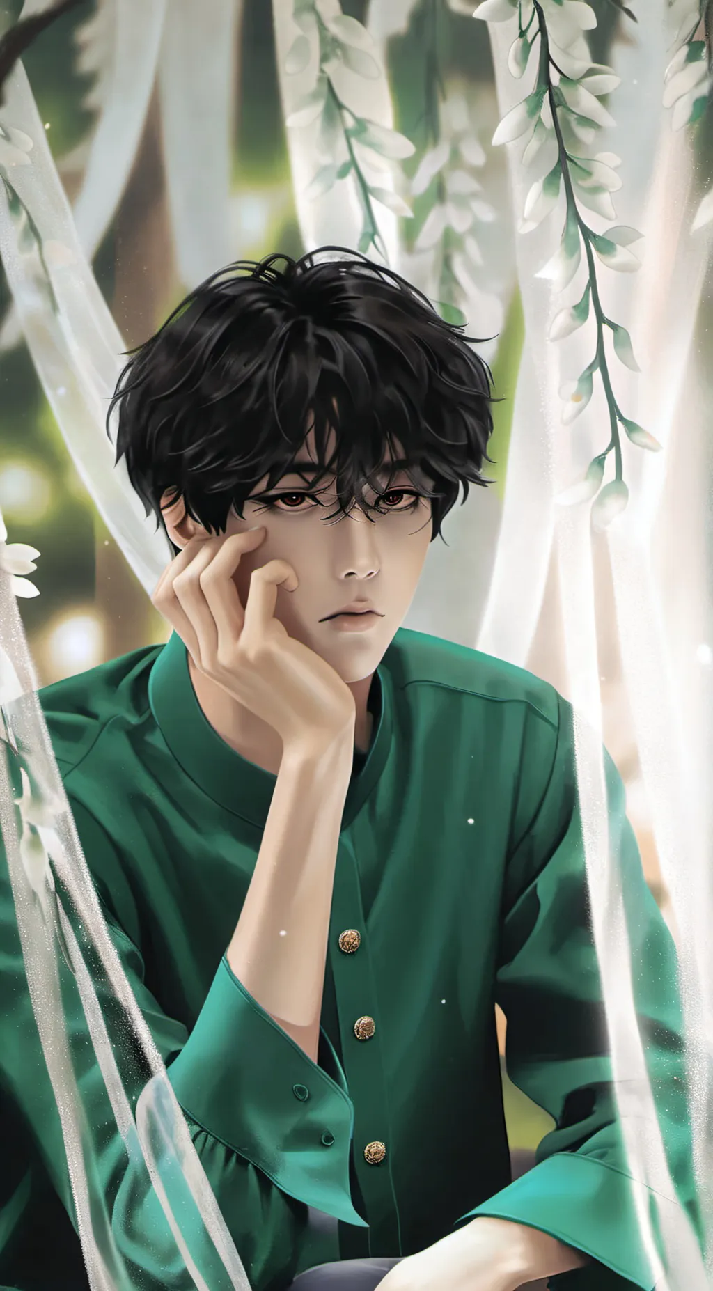 ai character:   ThePopular boy background